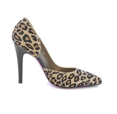 Zapato de salón animal print de Úrsula Mascaró